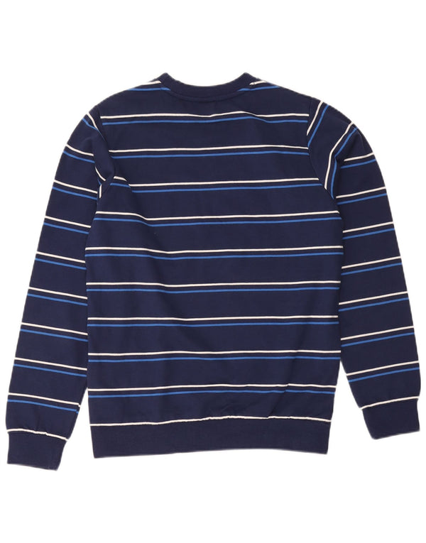 Nautica Boys Φούτερ Jumper 13-14 ετών Navy Blue ριγέ βαμβακερό