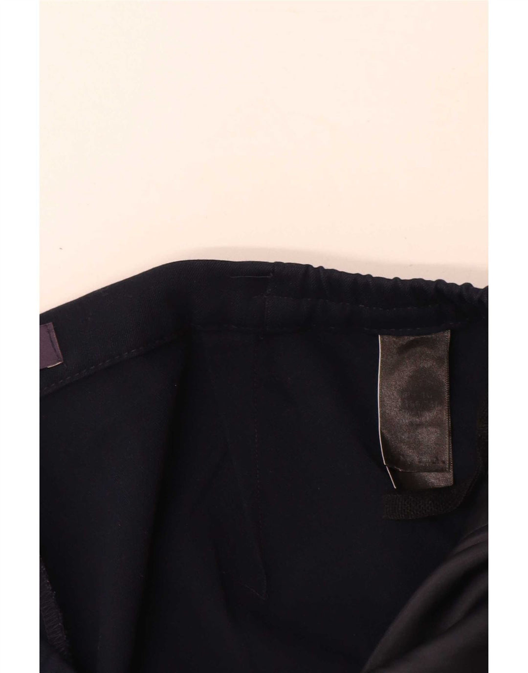 Marks & Spencer Γυναικείο ίσιο casual παντελόνι W32 L28 Navy Blue Polyester