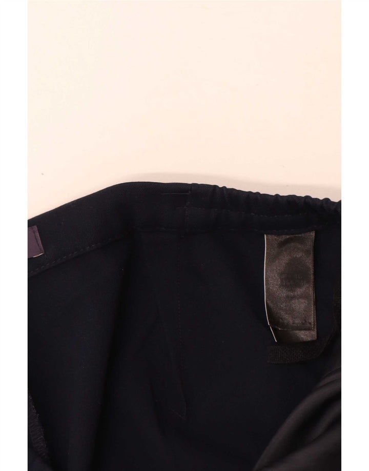 Marks & Spencer Γυναικείο ίσιο casual παντελόνι W32 L28 Navy Blue Polyester
