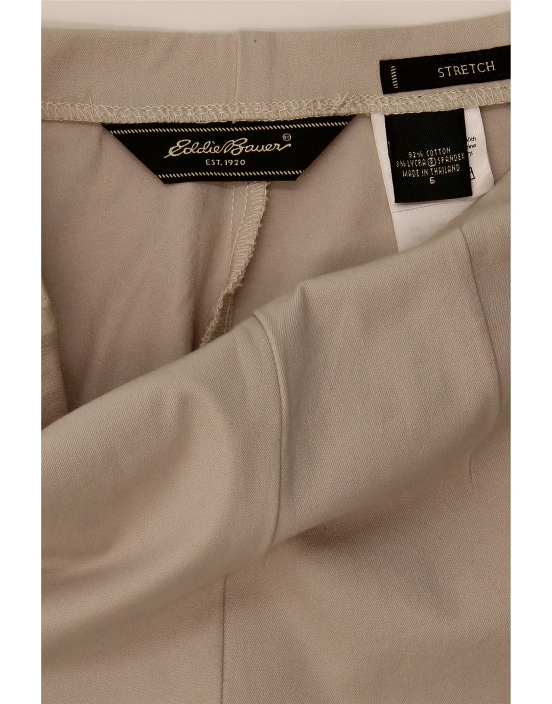 EDDIE BAUER Womens Straight Casual Trousers US 6 Medium W28 L30 Grey Vintage Eddie Bauer and Second-Hand Eddie Bauer from Messina Hembry 