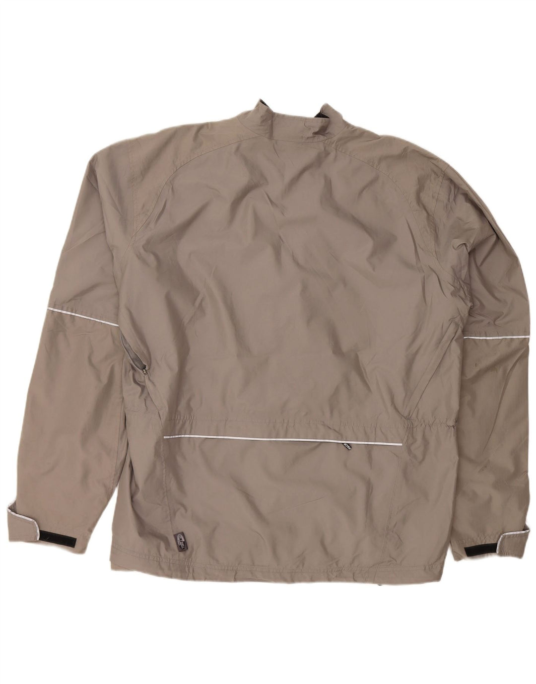 ADIDAS Mens Rain Jacket UK 44/46 Large Grey Polyester