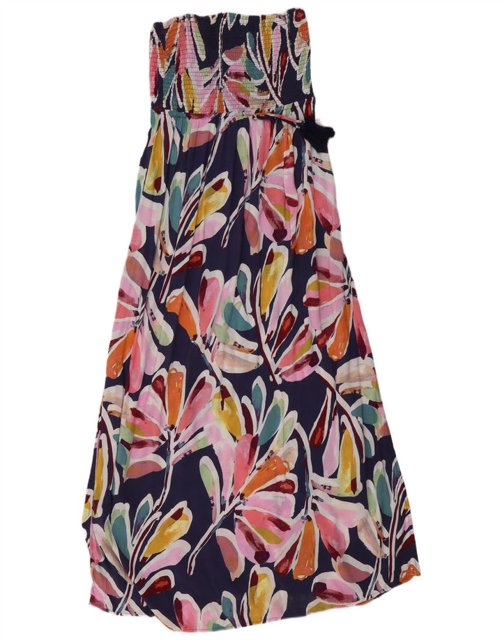MARKS & SPENCER Γυναικείο Στράπλες Φόρεμα UK 14 Medium πολύχρωμο Floral