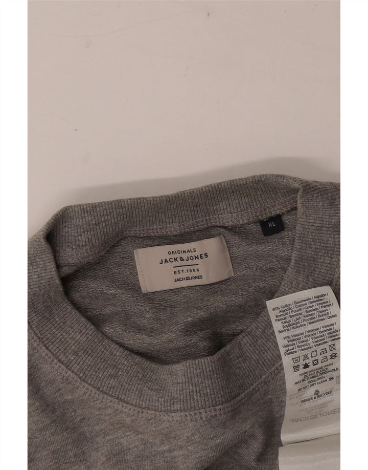 Ανδρικό φούτερ Jack & Jones Jumper XL Γκρι βαμβακερό