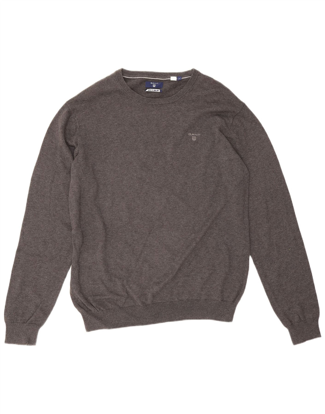 Ανδρικό πουλόβερ Gant Crew Neck Jumper XL Γκρι βαμβακερό