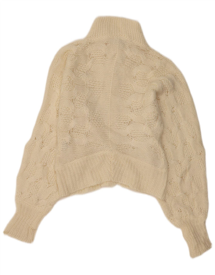 MET Γυναικείο πουλόβερ UK 12 Medium Beige Mohair