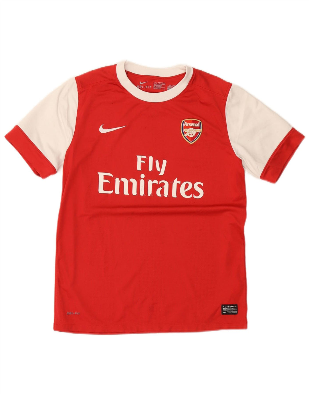 Μπλουζάκι Nike Boys Arsenal Graphic Top 12-13 ετών, μεγάλο κόκκινο πολυεστέρα