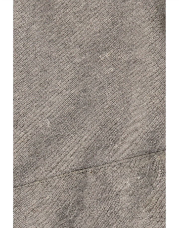 Adidas Γυναικείο Hoodie Jumper UK 14 μεσαίου γκρι βαμβακερό