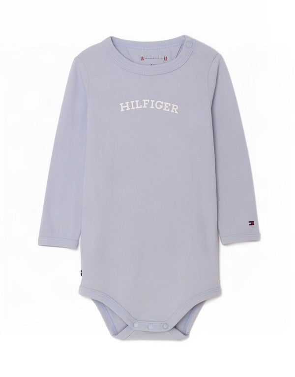 Tommy Hilfiger Baby Girls Graphic μακρυμάνικο κορμάκι 3-6 μηνών μπλε