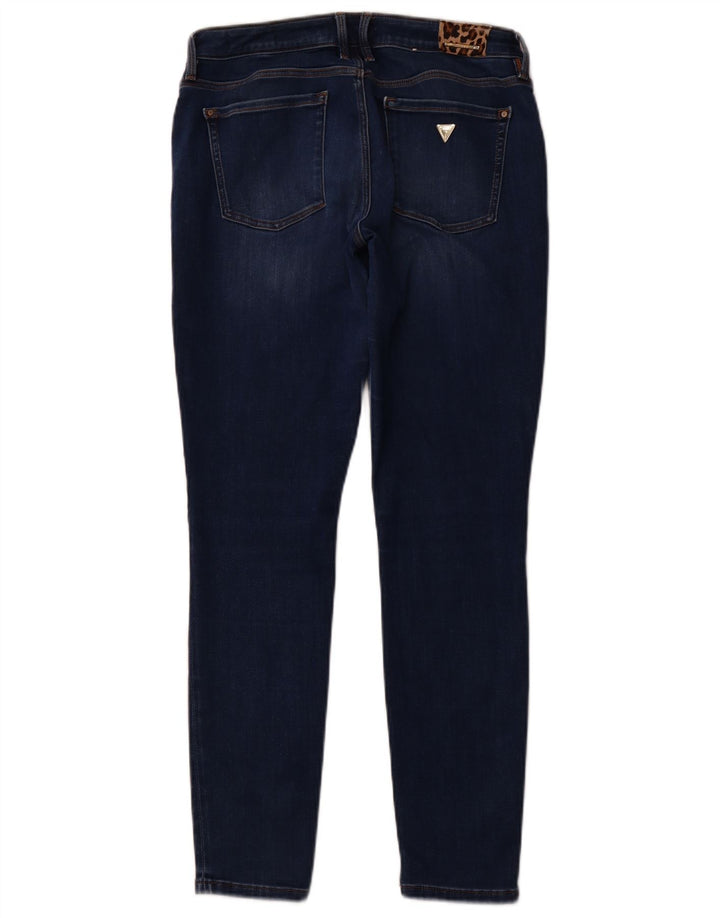 GUESS Γυναικεία Annette Skinny Jeans W31 L29 Navy Blue Cotton