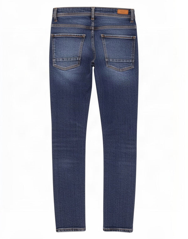 Zara Ανδρικό Skinny Jeans EU 38 Small W30 L29 Μπλε βαμβακερό