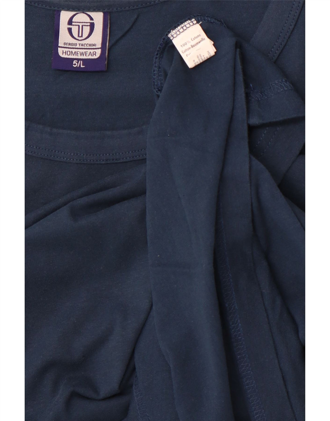 SERGIO TACCHINI Ανδρικό γιλέκο Μπλουζ Μεγάλο Μπλε Βαμβακερό