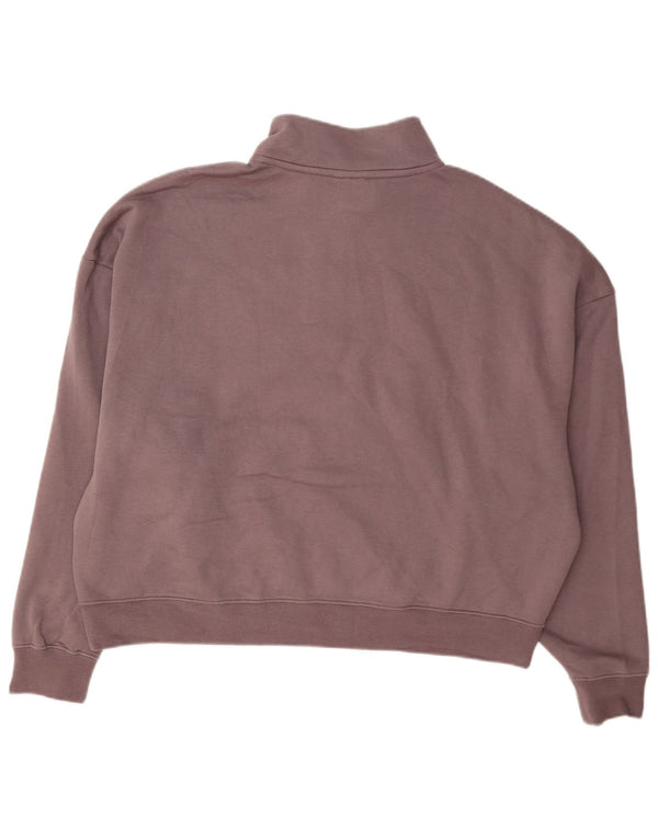 Puma γυναικεία φούτερ με φερμουάρ με λαιμόκοψη Jumper UK 18 XL Μωβ βαμβακερή