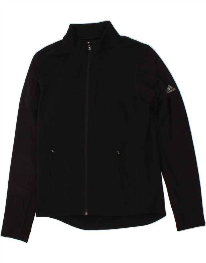 ADIDAS Mens Climawarm Tracksuit Top Jacket Small Black Polyester Vintage Adidas and Second-Hand Adidas from Messina Hembry 