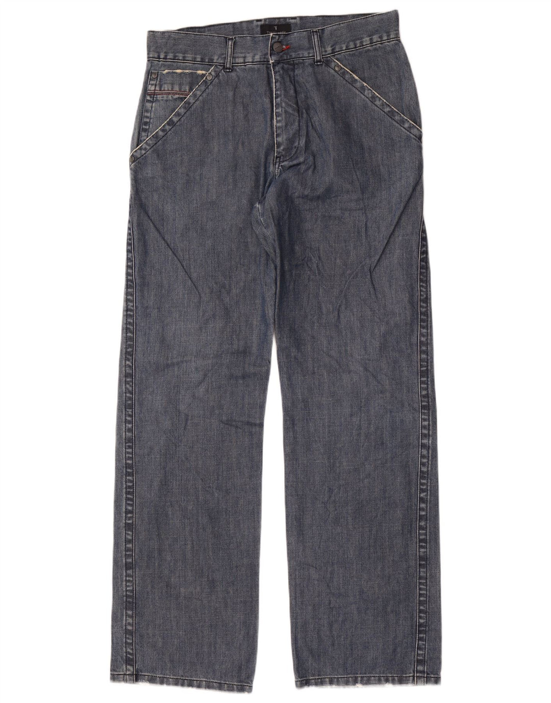 Ανδρικό τζιν Trussardi ίσιο IT 48 Medium W32 L34 Μπλε βαμβακερό
