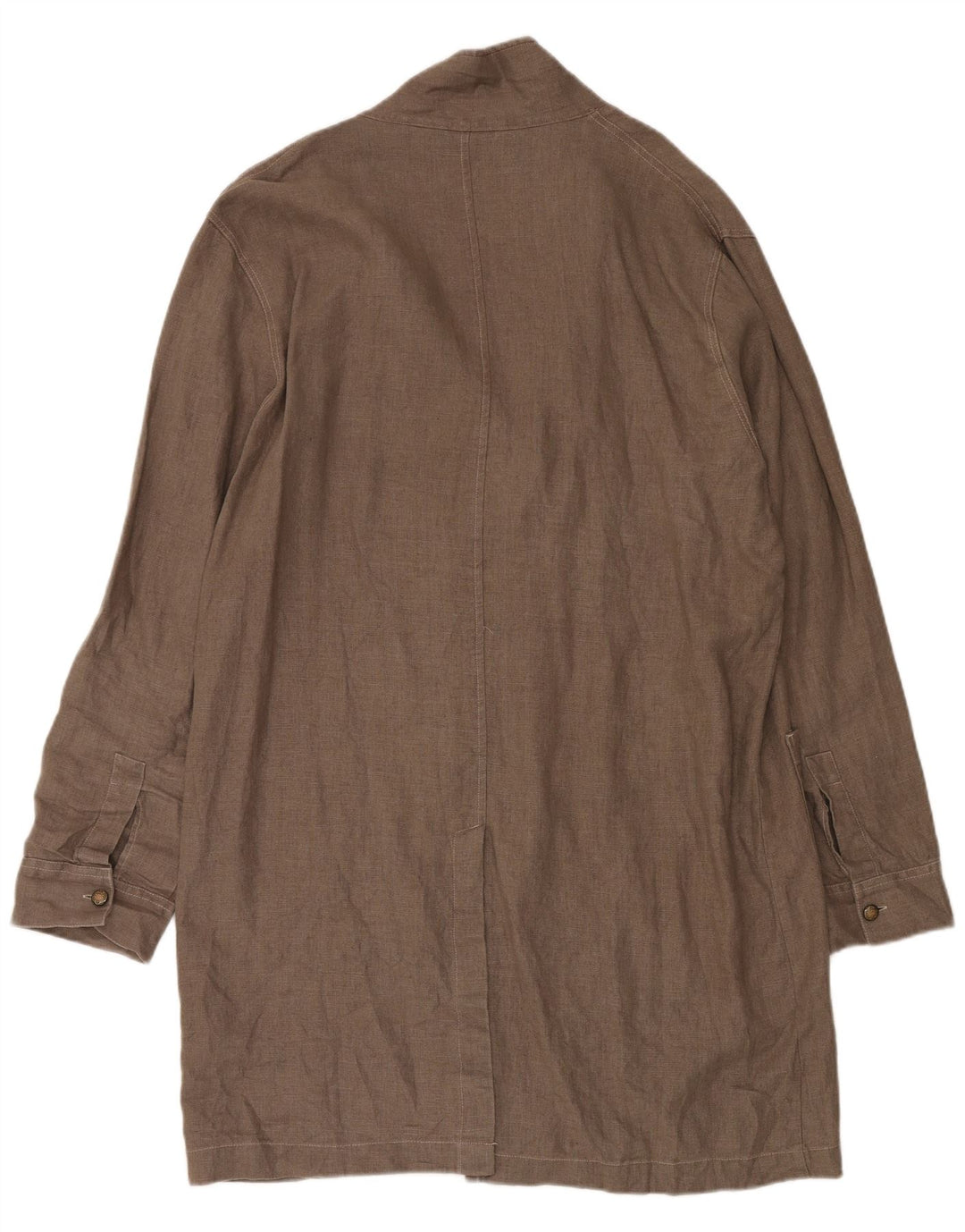 Zara Ανδρικό Longline Jacket UK 40 Large Brown