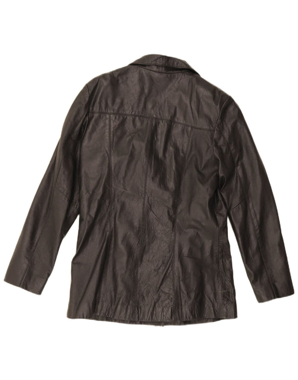 Saki Γυναικείο Δερμάτινο Μπουφάν EU 40 Medium Μαύρο Δερμάτινο