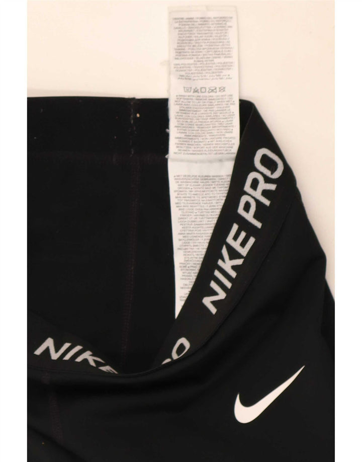 Γυναικεία γραφικά κολάν Nike UK 4 XS μαύρο πολυεστέρα
