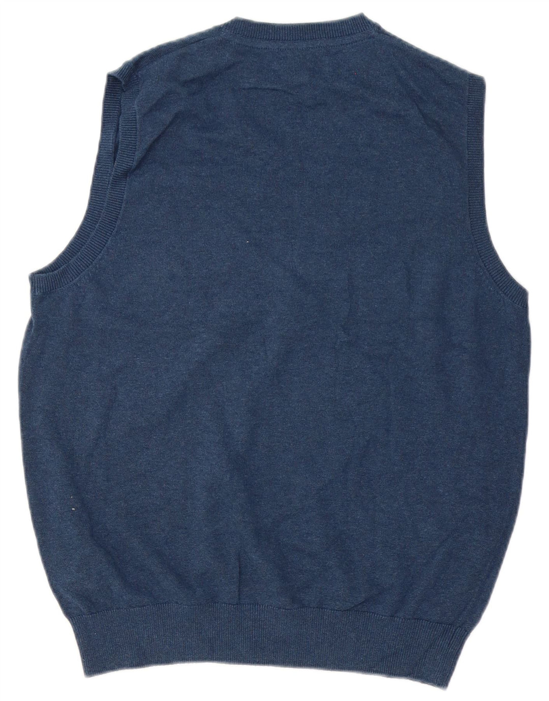 Marks & Spencer Ανδρικό γιλέκο Tank Top Μεσαίο μπλε βαμβακερό