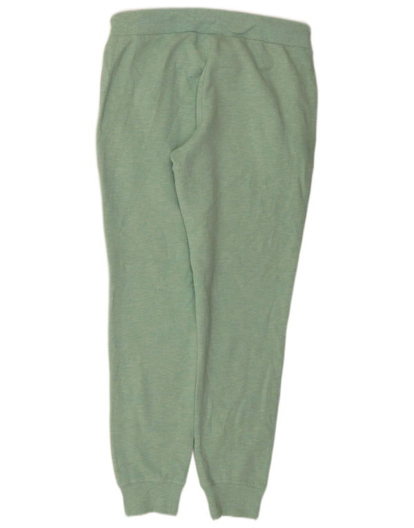 Superdry Γυναικεία αθλητική φόρμα Παντελόνι Joggers UK 16 Large Green Cotton