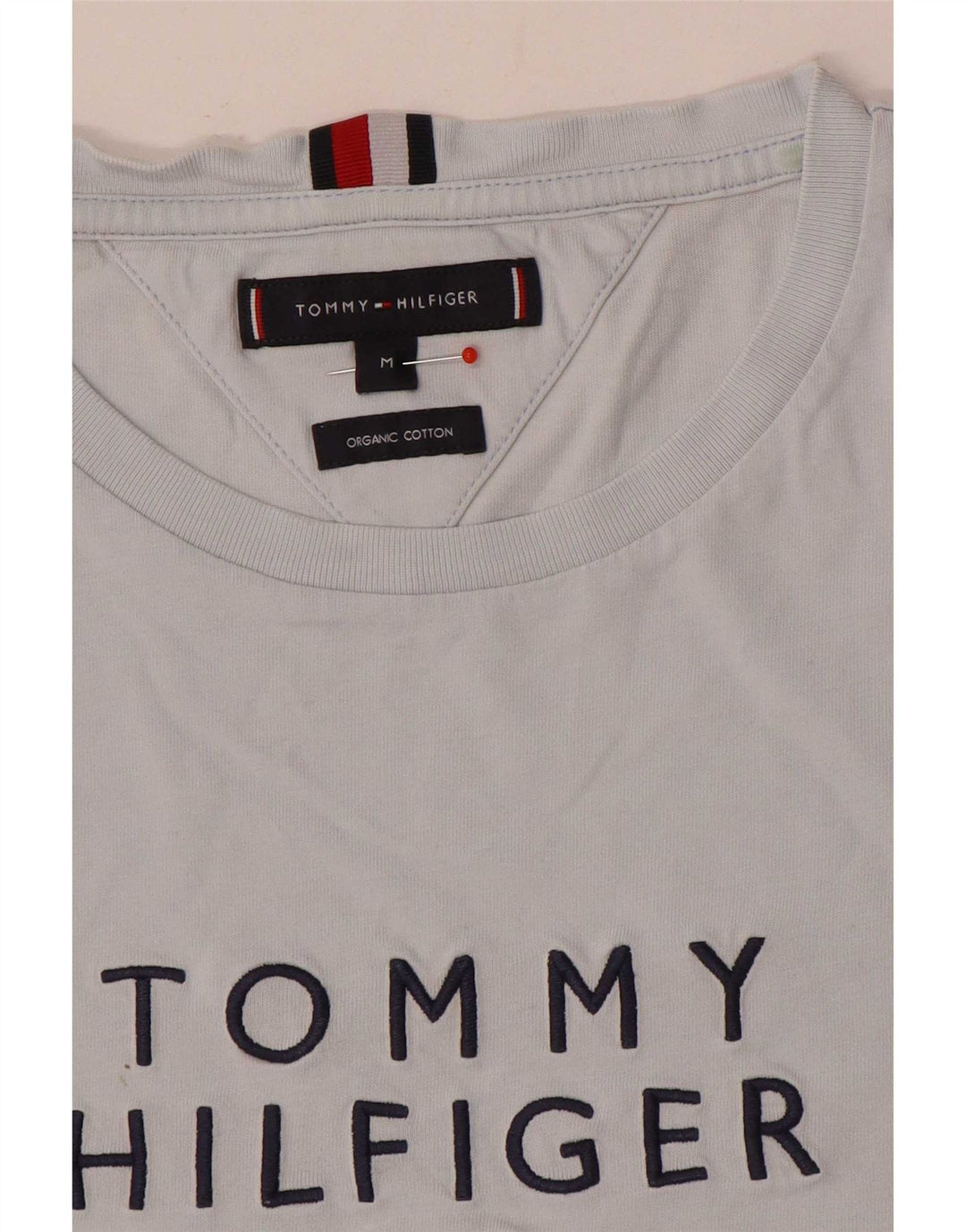 Ανδρικό γραφικό T-Shirt Tommy Hilfiger Top Μεσαίο γκρι βαμβακερό