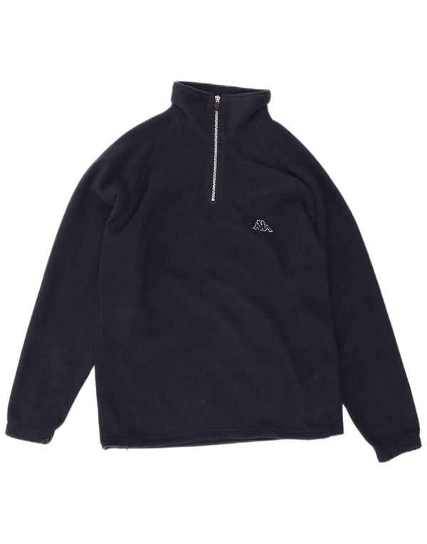 KAPPA Ανδρικό φερμουάρ Fleece Jumper Μικρό Navy Blue Polyester
