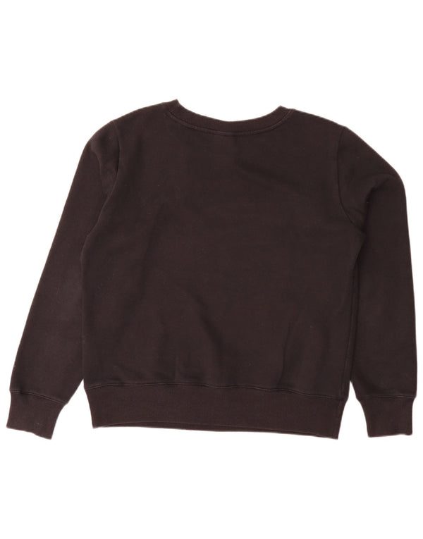 Champion Γυναικείο Γραφικό Φούτερ Jumper UK 16 μεγάλο μαύρο βαμβακερό