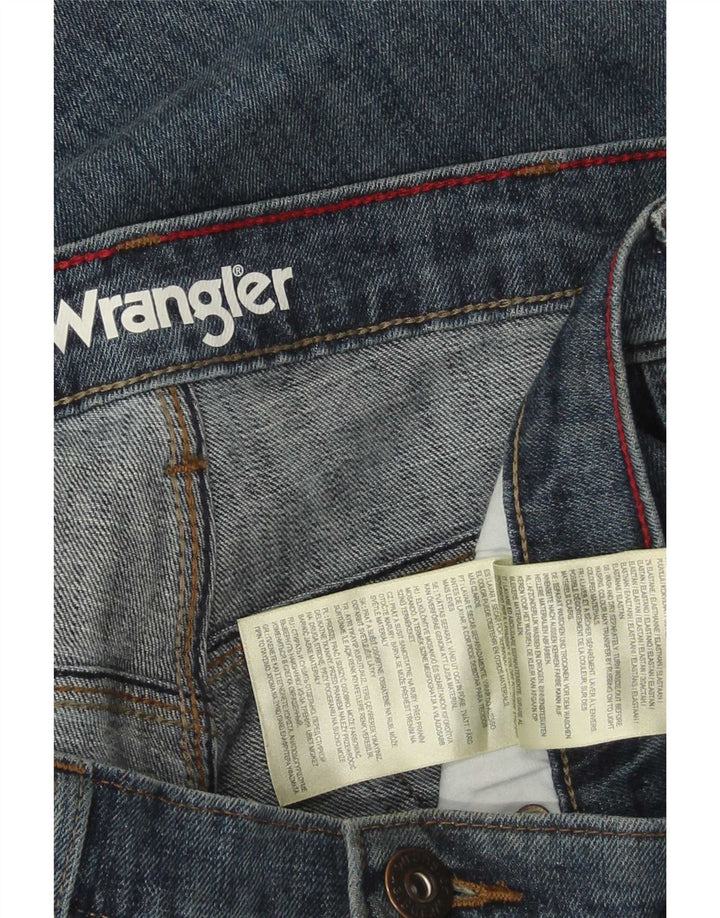 Ανδρικό τζιν Wrangler ίσιο W36 L30 Μπλε βαμβακερό