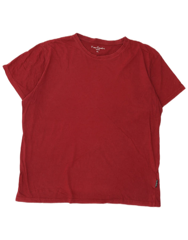 Ανδρικό T-Shirt Pierre Cardin Top XL Βουργουνδί βαμβακερό