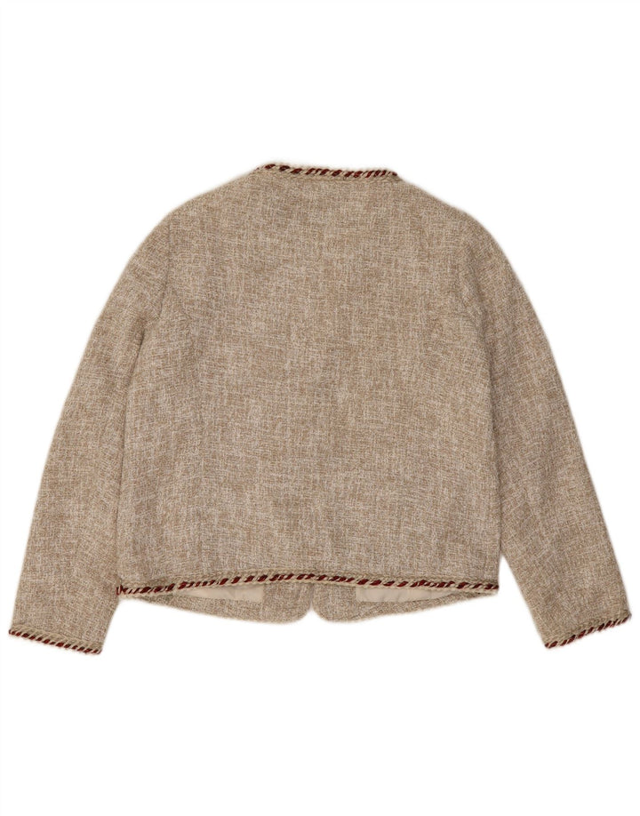 Zara Γυναικείο Μπλέιζερ Μπουφάν EU 44 XL Μπεζ