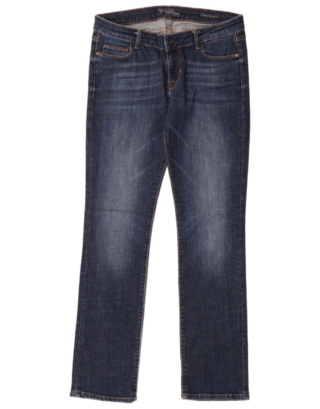 Guess Γυναικείο Starlet Straight Jeans W30 L32 Μπλε βαμβακερό