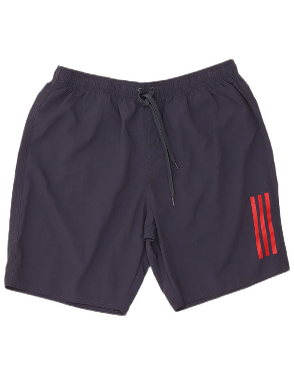 Adidas Mens Sport Shorts 2XL Navy Blue Nylon