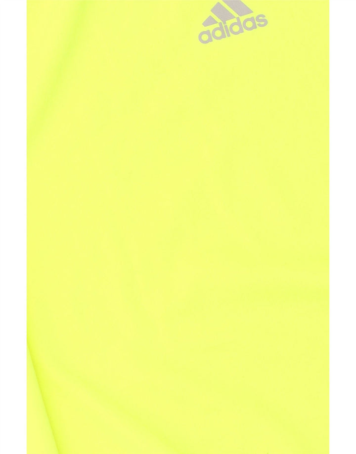 Ανδρικό T-Shirt Climalite Adidas Top Medium Yellow Polyester
