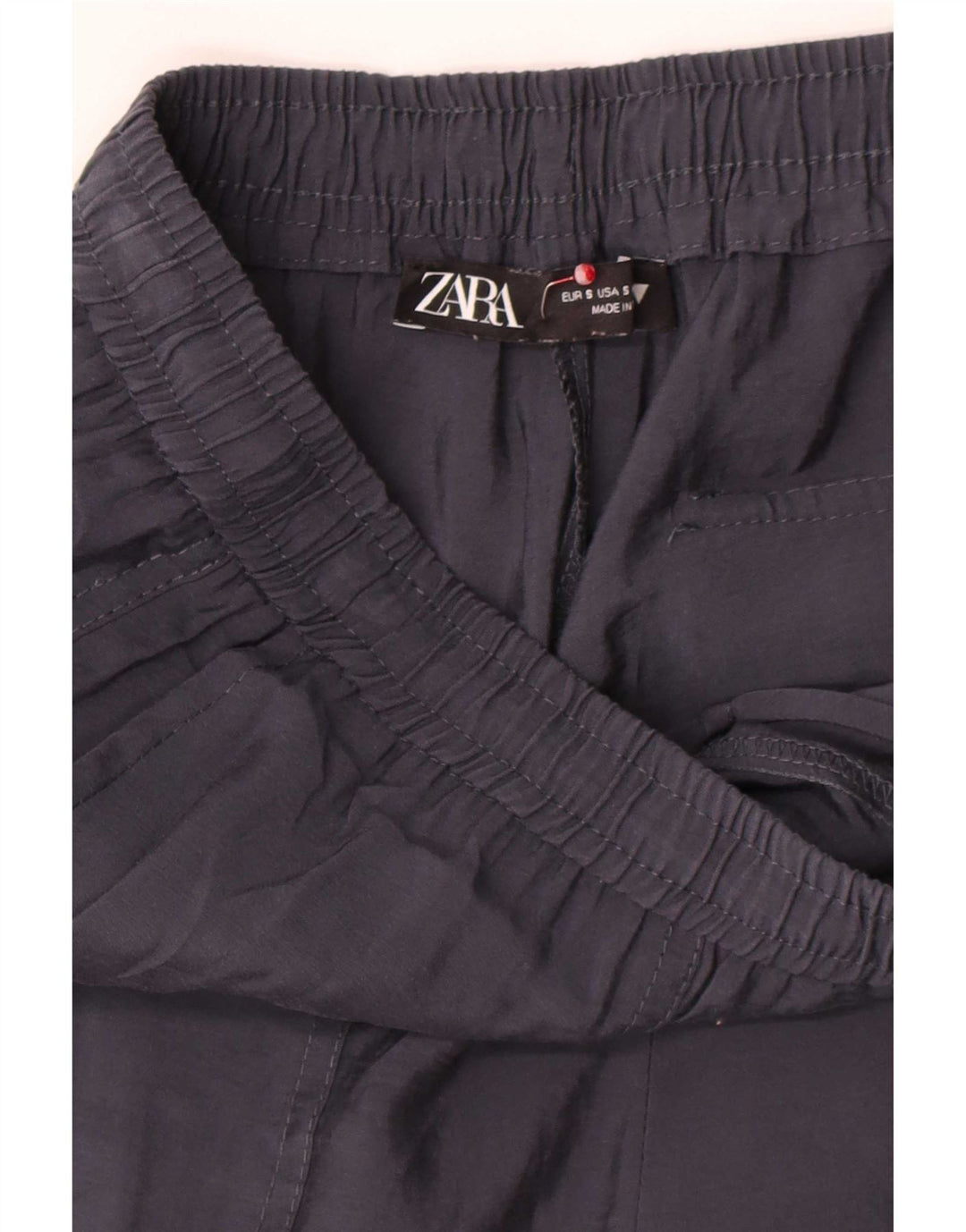 Zara Γυναικείο ίσιο κομμένο παντελόνι Small W28 L25 Grey