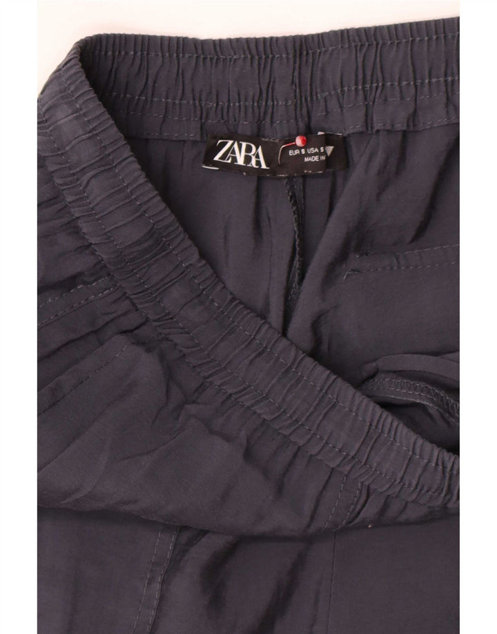 Zara Γυναικείο ίσιο κομμένο παντελόνι Small W28 L25 Grey