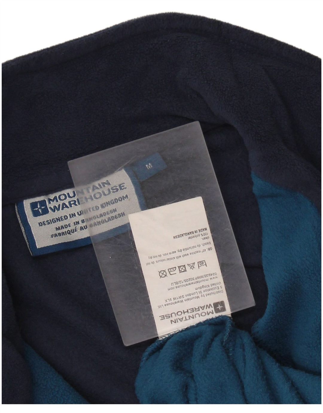 MOUNTAIN WAREHOUSE Ανδρικό Fleece Jumper Medium Navy Blue Colourblock