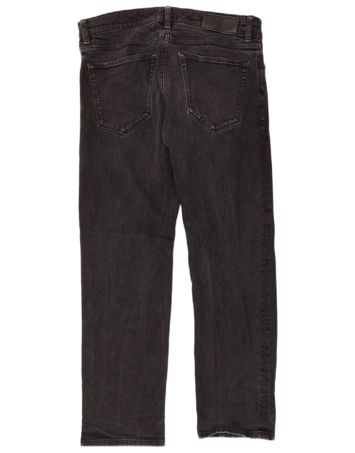 Ανδρικό τζιν ίσιο Hugo Boss W32 L27 Γκρι βαμβακερό