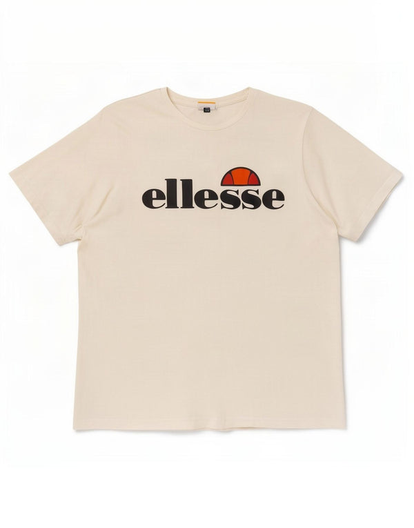 Ellesse Womens Graphic T-Shirt Top UK 16 Large White