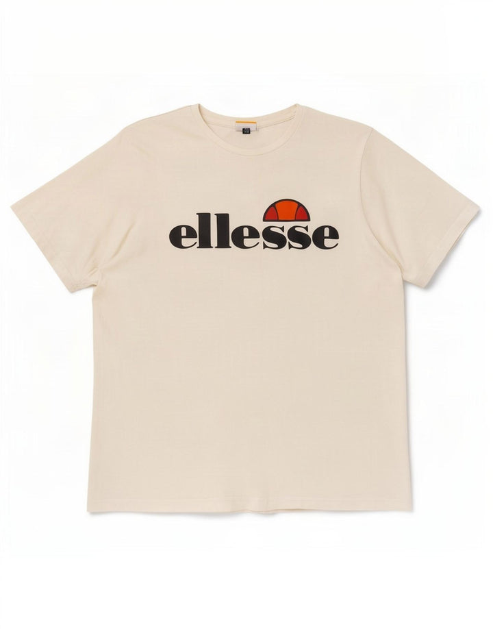 Ellesse Γυναικείο γραφικό T-Shirt Top UK 16 Large White