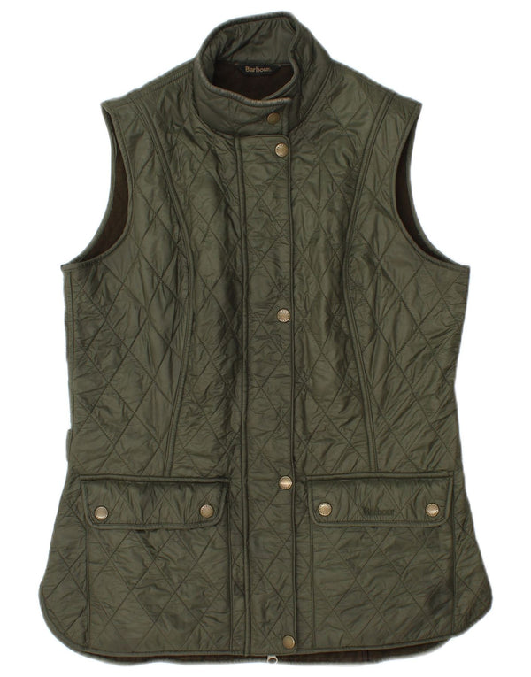 BARBOUR Γυναικείο καπιτονέ Gilet UK 12 Medium Khaki Polyamide