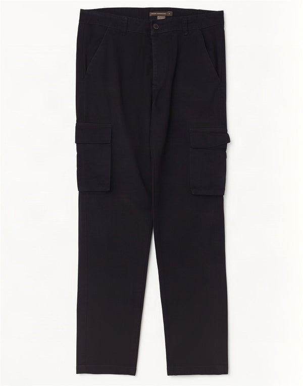 Ανδρικό ίσιο παντελόνι Cargo French Connection Small W32 L30 Navy Blue