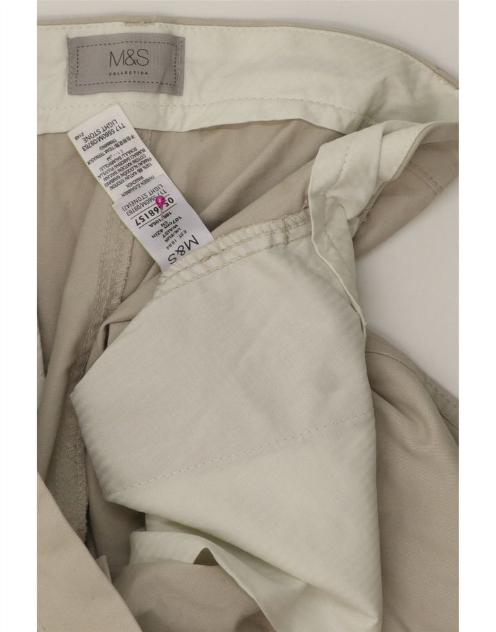 MARKS & SPENCER Ανδρικό σορτς Chino W42 2XL Μπεζ βαμβακερό