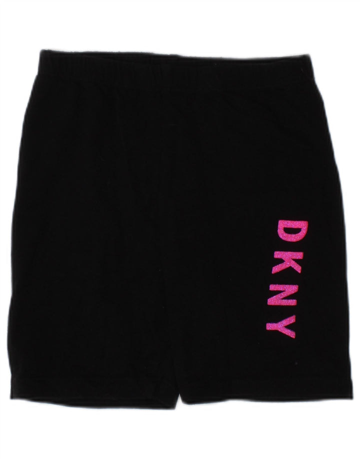 DKNY Girls Graphic Sport σορτς 4-5 ετών Μαύρο βαμβακερό