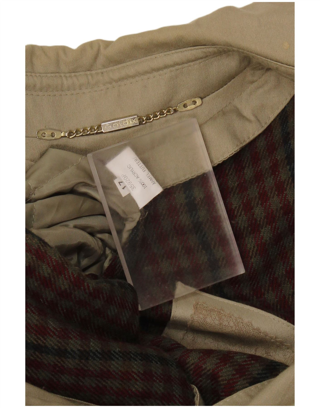 Γυναικεία καμπαρντίνα GOLDIX US 17 2XL Μπεζ Ακρυλικό