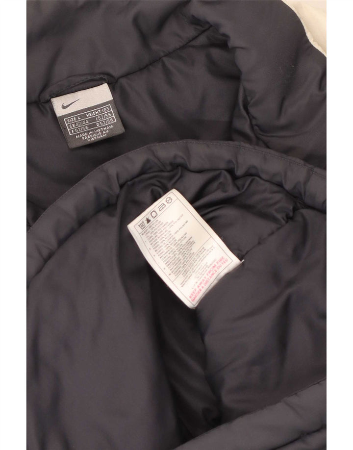 Ανδρικό μπουφάν Nike UK 40 Large Black Colourblock Nylon
