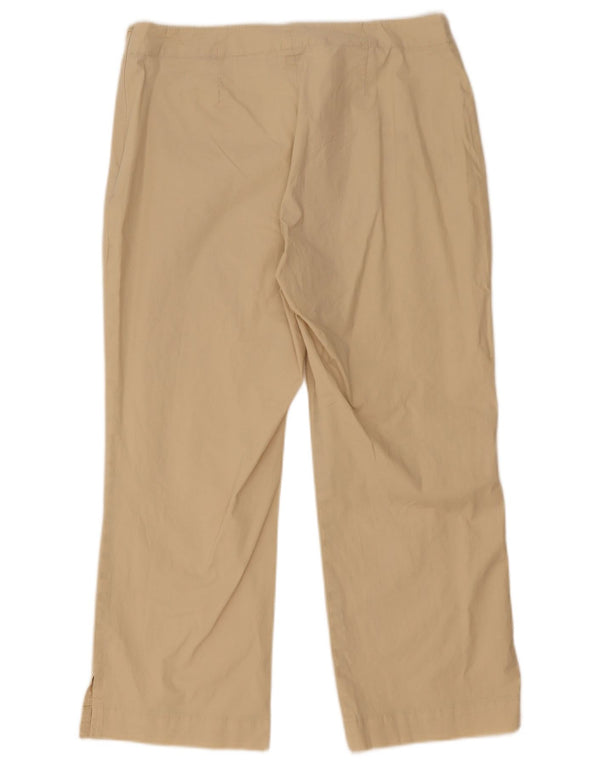 Gap Womens Cropped Trousers US 8 Medium W29 L23 Beige Cotton