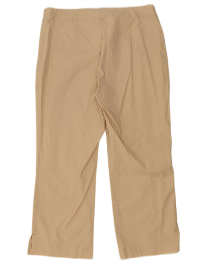 Gap Γυναικείο Cropped Παντελόνι US 8 Medium W29 L23 Beige βαμβακερό