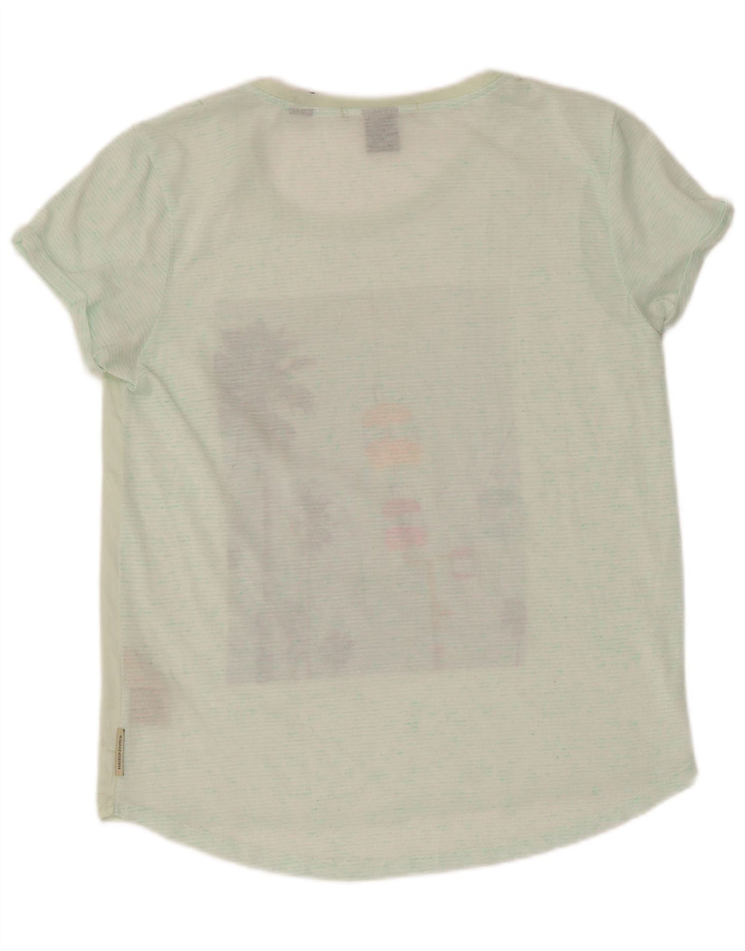 Γυναικείο γραφικό μπλουζάκι Maison Scotch Top UK 12 Μεσαίο πράσινο πολυεστέρα