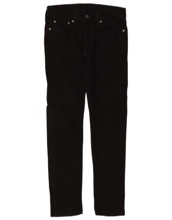 LEVI'S Γυναικείο 510 Skinny Jeans W29 L27 Μαύρο βαμβακερό