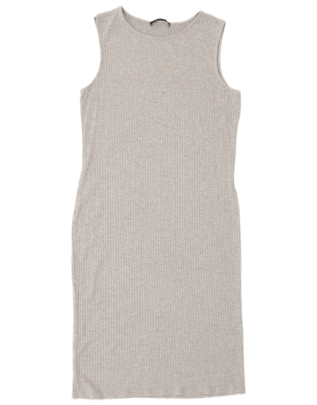 Marks & Spencer Γυναικείο Αμάνικο Bodycon Φόρεμα UK 12 Μεσαίο γκρι βισκόζη