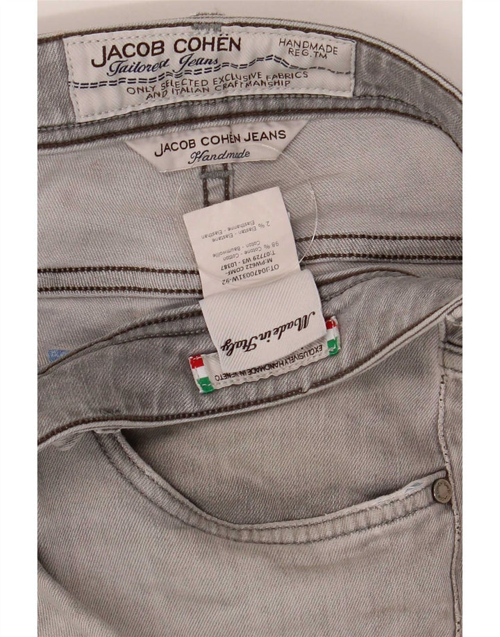 Jacob Cohen Ανδρικό Slim Jeans W34 L30 Γκρι βαμβακερό